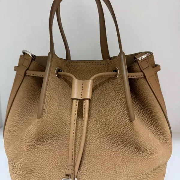 [BUNJANG] Joy Gryson Selena Small Tote Bag Nubuck OCHRE / 조이그라이슨 셀레나 토트백 스몰 누벅 OCHRE