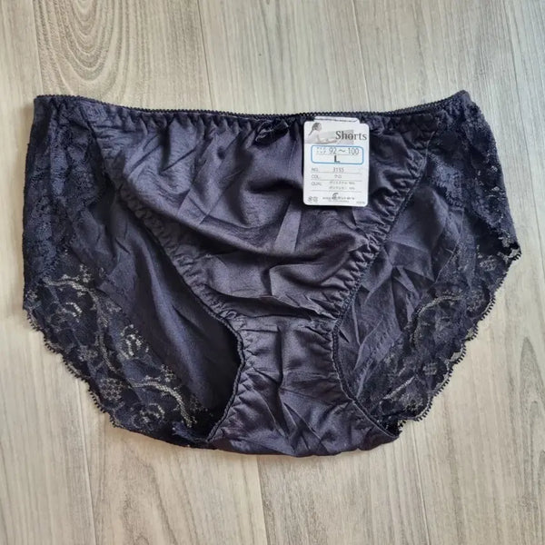 [BUNJANG] Women's Lace Panties - Black, Size L / 일본제 레이스 여성팬티