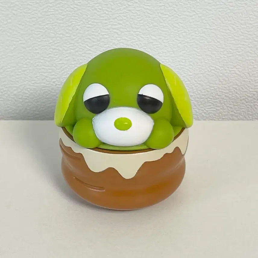 [BUNJANG] Ochaken Dog Green Tea Container Figurine / 오챠켄 강아지 녹차 보관함 피규어