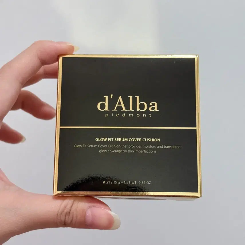 [BUNJANG] D'Alba Waterful Glow Fit Cushion SPF50+ PA++++ (Shade 21) / [미개봉] 달바 글로우 핏 커버 쿠션 21호 본품