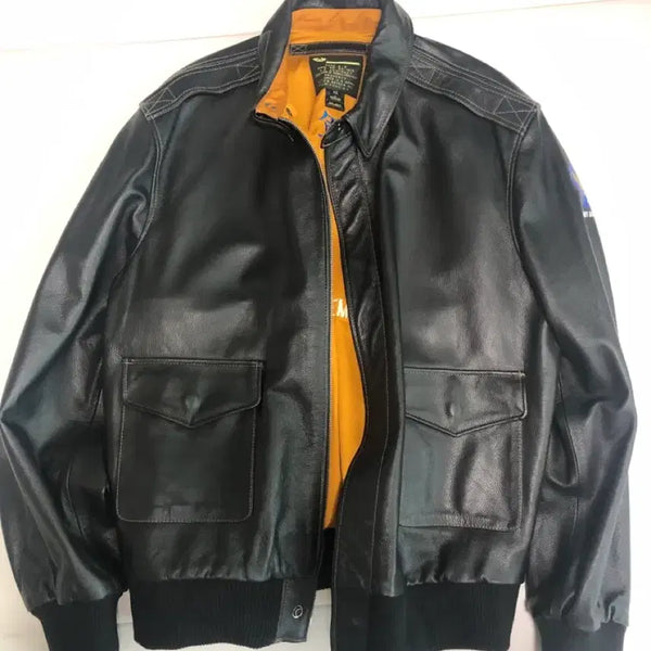 [BUNJANG] US Air Force A-2 Leather Flight Jacket / 미공군 A-2 소가죽 항공자켓(105~110사이즈)