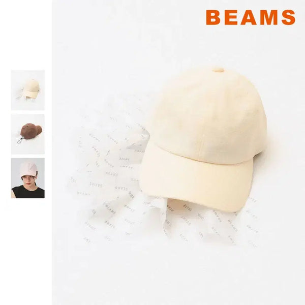 [BUNJANG] Ray BEAMS Linen 6-Panel Cap / 빔즈 레이 6패널 린넨 캡 모자