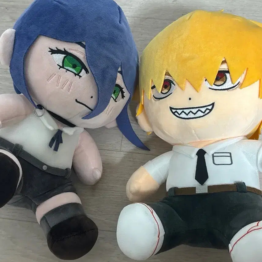 [BUNJANG] Chainsaw Man Denji & Reze 2-Figure Bundle Set / 일괄) 체인소맨 덴지 레제 인형 2종