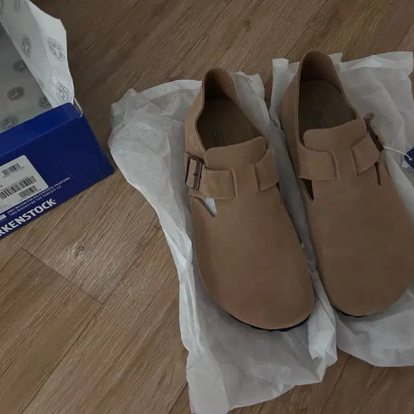 [BUNJANG] Birkenstock London Suede Mule Slip-on Mocha Size 38 / 버켄스탁 런던 스웨이드 뮬 슬립온 모카 38사이즈