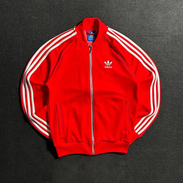 [BUNJANG] Adidas Red Superstar Track Top Jersey M / 아디다스 레드 슈퍼스타 트랙탑 져지