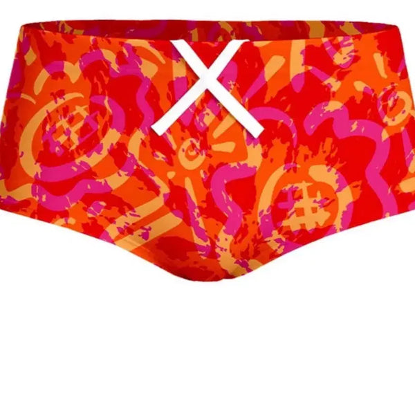 [BUNJANG] Fulltime Sunflower Short Square Swimsuit Size S / 풀타임 선플라워 숏사각 S