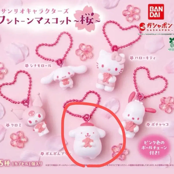 [BUNJANG] Sanrio Pompompurin Sakura Gacha / 반다이 산리오 사쿠라 벚꽃 가챠 폼폼푸린
