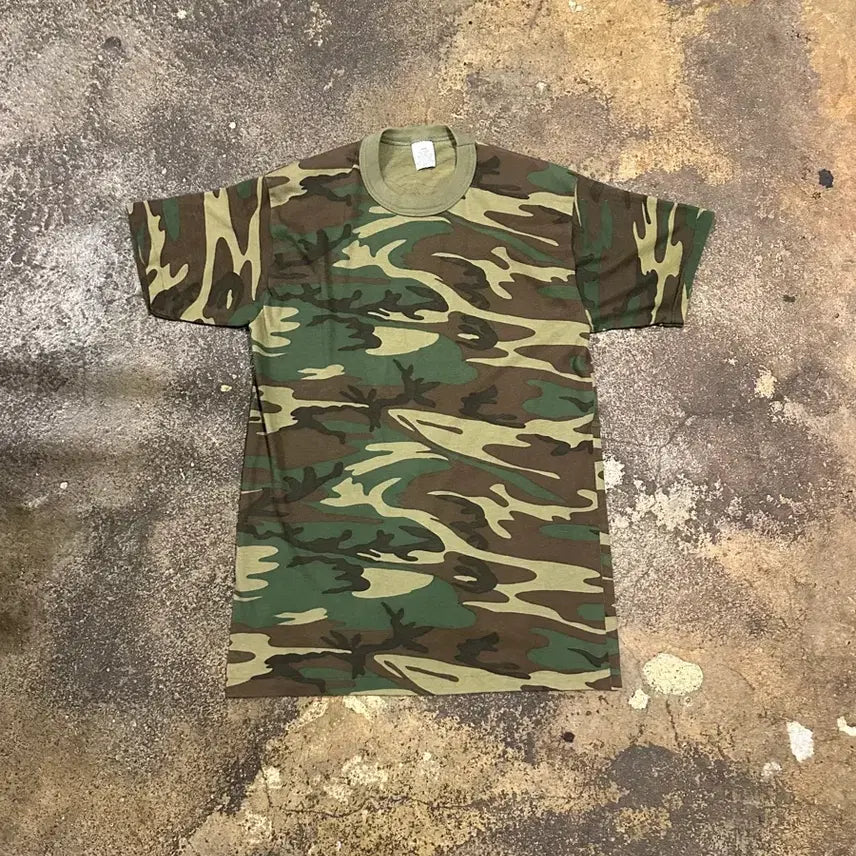 [BUNJANG] Vintage 90s Woodland Camo T-Shirt / 빈티지 90s 우드랜드 카모 티셔츠 79000