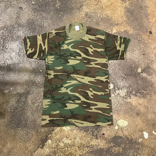 [BUNJANG] Vintage 90s Woodland Camo T-Shirt / 빈티지 90s 우드랜드 카모 티셔츠 79000