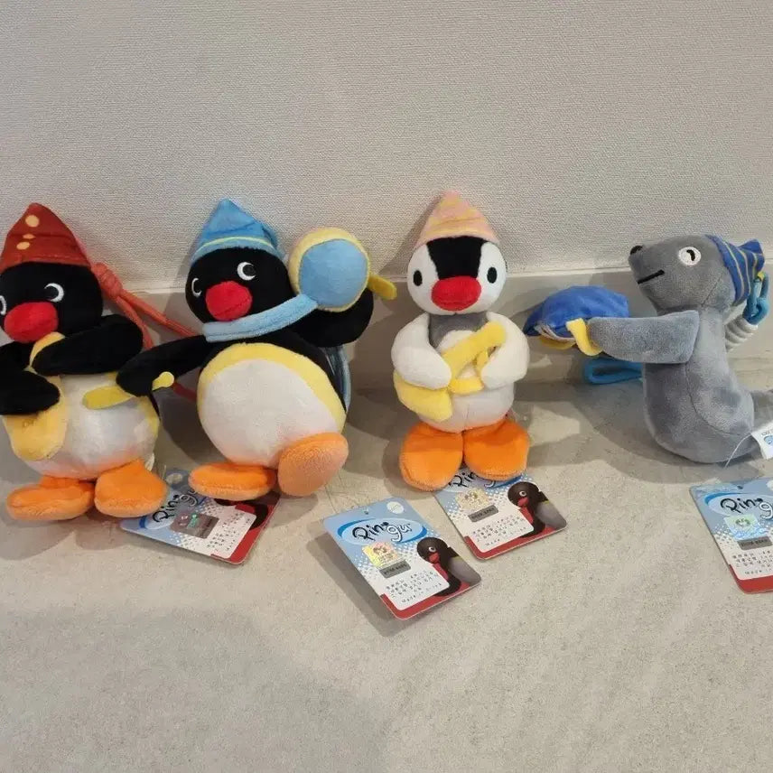 [BUNJANG] Pingu & Pinga Musical Instrument Keychain Set / 핑구 핑가 악기 키링