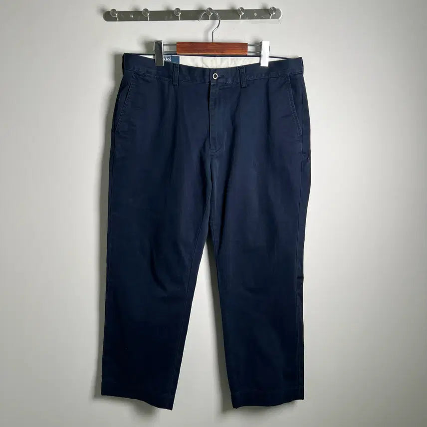 [BUNJANG] Polo Ralph Lauren Navy Cotton Chino Pants (Size 36) / POLO 폴로 랄프로렌 네이비 코튼 치노 팬츠 36