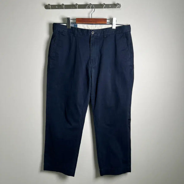 [BUNJANG] Polo Ralph Lauren Navy Cotton Chino Pants (Size 36) / POLO 폴로 랄프로렌 네이비 코튼 치노 팬츠 36
