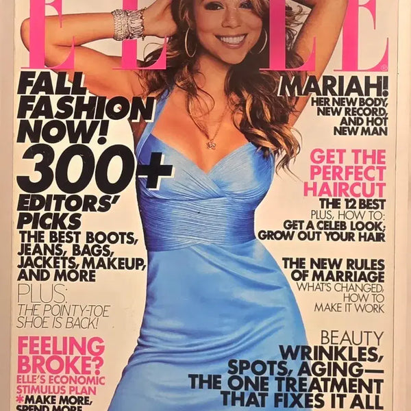 [BUNJANG] Elle Magazine August 2008 Issue Mariah Carey Cover / 엘르 잡지 머라이어 캐리 Mariah Carey 머라이어캐리