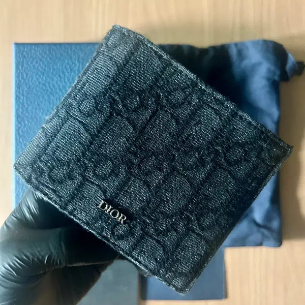 [BUNJANG] Dior Oblique Jacquard Bifold Wallet / [새상품급/신형]디올 오블리크 반지갑