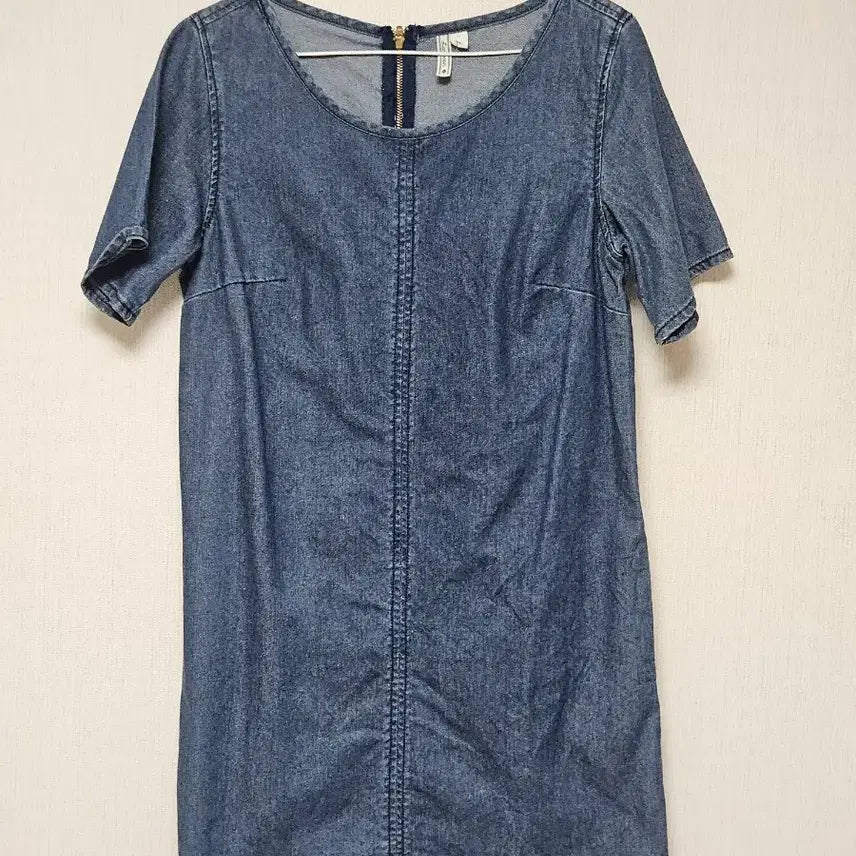 [BUNJANG] Denim Short Sleeve Dress / 데님 반팔 원피스