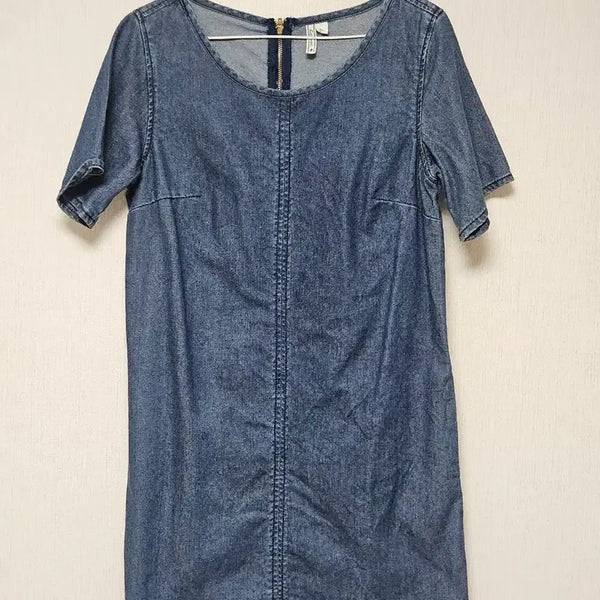 [BUNJANG] Denim Short Sleeve Dress / 데님 반팔 원피스