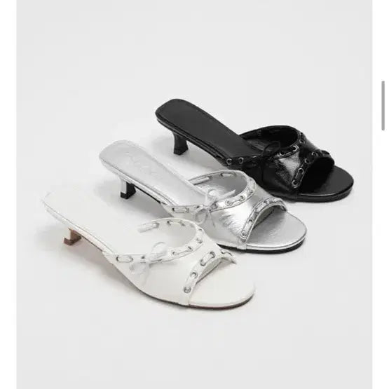 [BUNJANG] ChakhanGudu Mules Slingback Heels Black 240mm / 착한구두 뮬 슬링백 힐 블랙 240