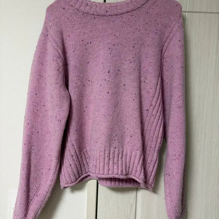[BUNJANG] Club Monaco Pop Mix Sweater Pink / 클럽모나코 팝 믹스 스웨터 핑크