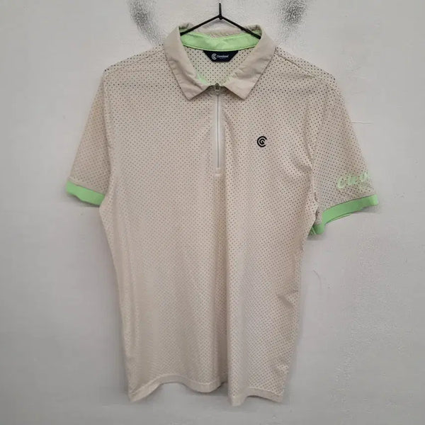 [BUNJANG] Cleveland Golf Functional Short-Sleeve Polo Shirt (Size M) / [95/M] 클리브랜드 골프 기능성 반팔 카라티