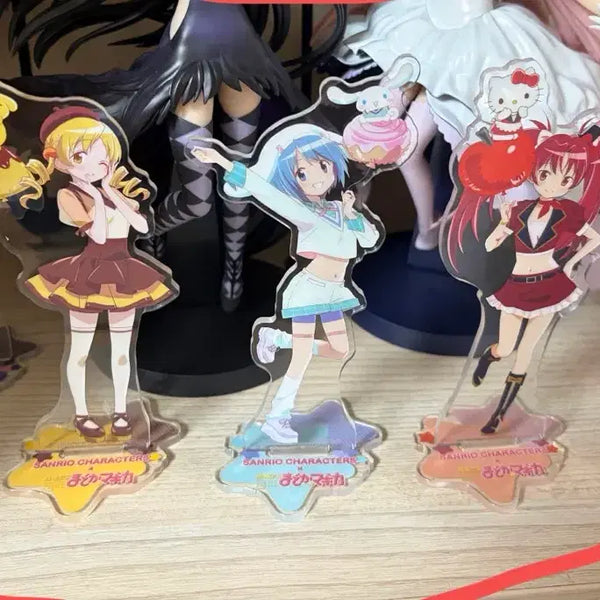 [BUNJANG] Puella Magi Madoka Magica x Sanrio Acrylic Stand / 마법소녀 마도카 마기카 아크릴 스탠드 산리오
