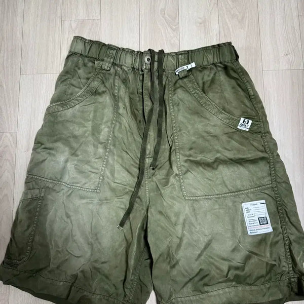 [BUNJANG] Mihara Yasuhiro Shorts Olive / [48] 미하라야스히로 쇼츠 올리브