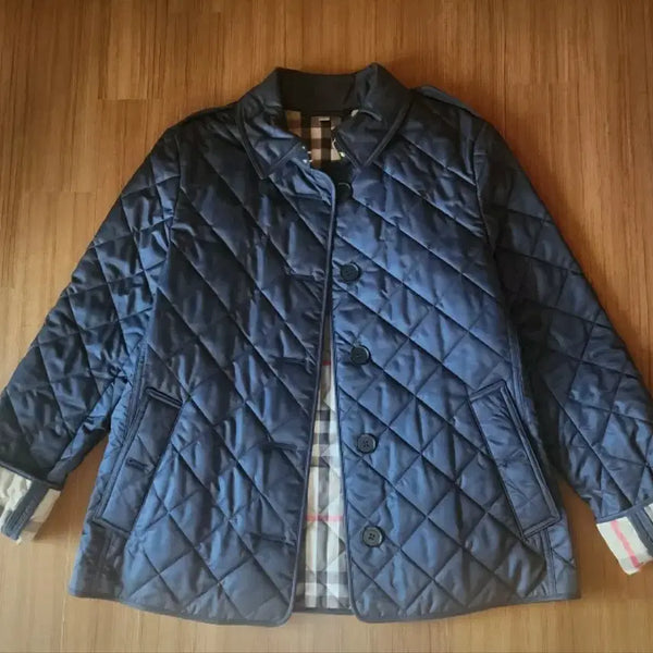 [BUNJANG] Burberry Quilted Jacket Navy (L) / 버버리 퀼팅 자켓 네이비 (L)
