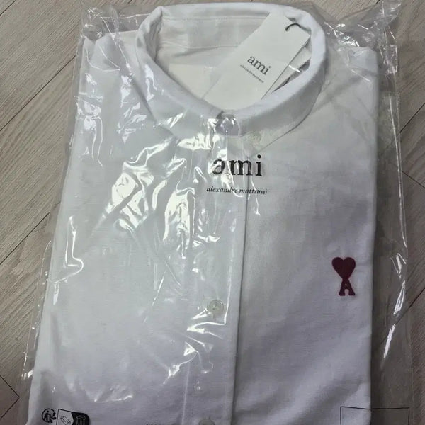 [BUNJANG] AMI Ami White Shirt / 아미 셔츠 화이트