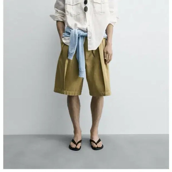 [BUNJANG] ZARA 100% Linen Pocket Relaxed Fit Shirt XL / [새상품]자라 100% 린넨 포켓 릴렉스 핏 셔츠 105 XL