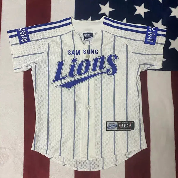 [BUNJANG] Samsung Lions Nepos Jersey #7 (Parkan Yi Marked) / 삼성라이온즈 네포스 유니폼 7호