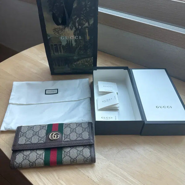 [BUNJANG] Gucci Women's Wallet Full Box Set / 구찌 지갑 풀박스 구성