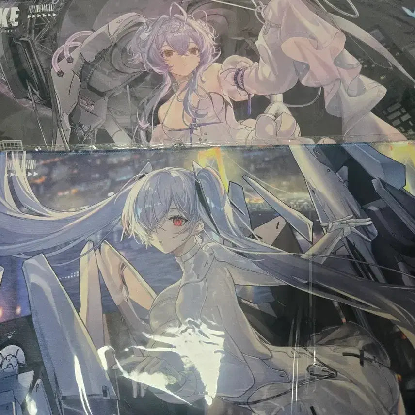 [BUNJANG] Niki Defense Battle Limited Edition Desk Mat (Shinlella & Riverellio) / 니케 방어전 한정 장패드 신레렐라 리버렐리오