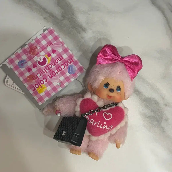 [BUNJANG] Darling Monchhichi Keychain - Vintage / 달링 몬치치 키체인 키링 고전