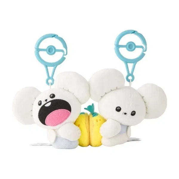 [BUNJANG] Pokemon Center Squishy Munchy Waching Half-Pair Mascot Plush (Skwovet) / <포켓몬센터> 우물우물 모구모구 워칭 반절 페어 마스코트 인형 (두리쥐)