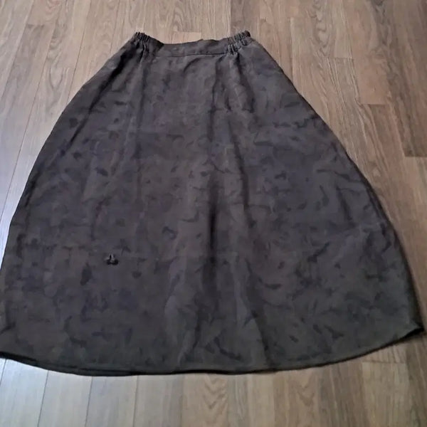 [BUNJANG] Natural Dyeing In-yeon A-line Skirt L / 천연염색 인견 항아리 스커트 L