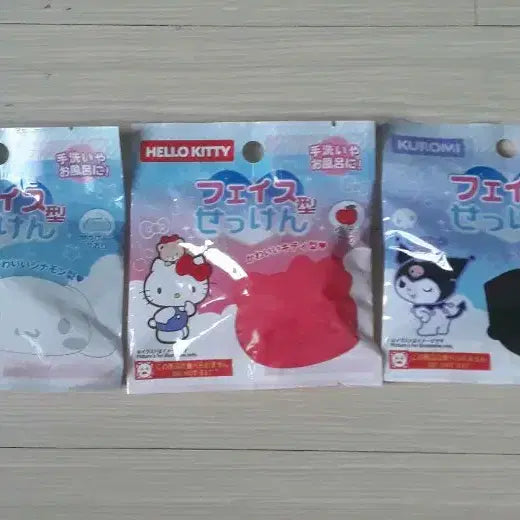 [BUNJANG] Sanrio Characters Face Soap / 산리오 캐릭터 페이스 비누