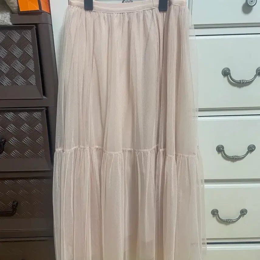 [BUNJANG] Chiffon Skirt / 샤 스커트