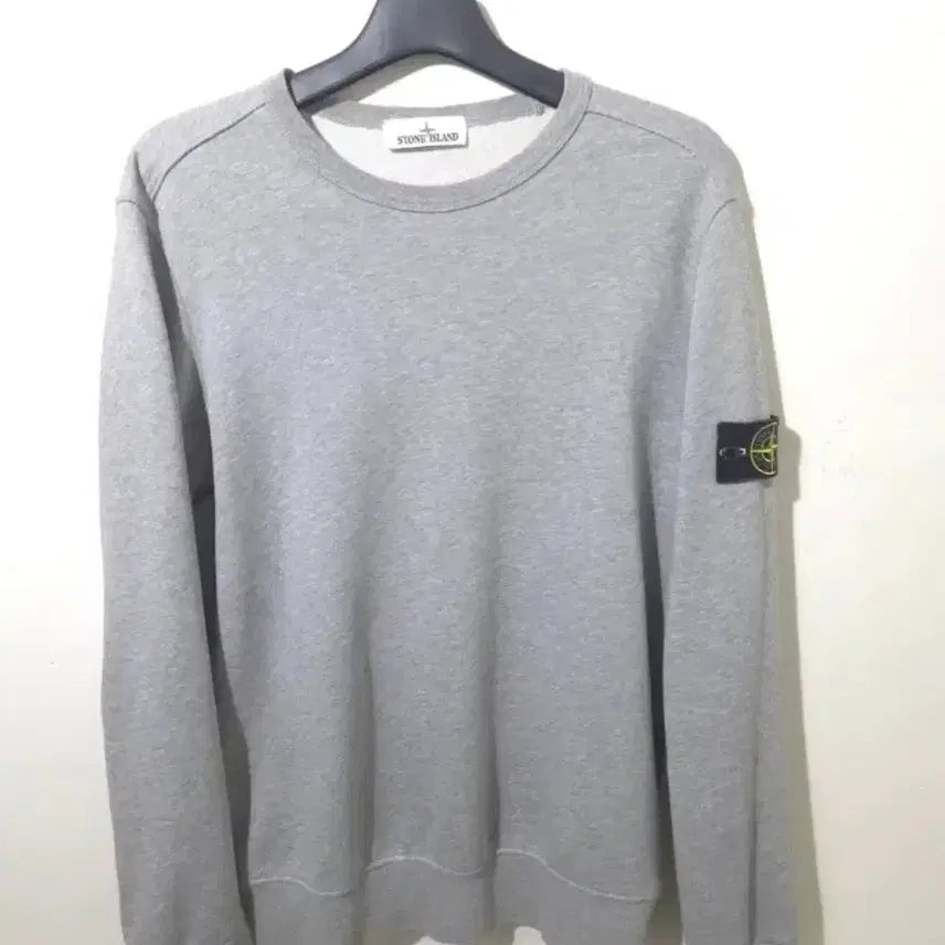 [BUNJANG] Stone Island Grey Sweatshirt M / 스톤아일랜드 그레이 맨투맨