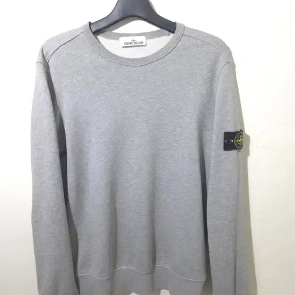 [BUNJANG] Stone Island Grey Sweatshirt M / 스톤아일랜드 그레이 맨투맨