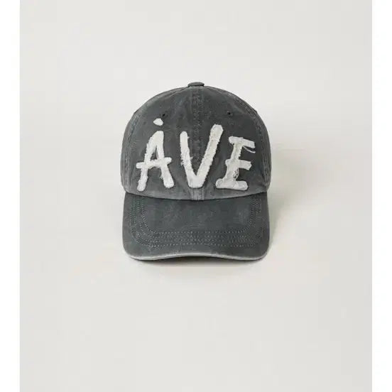 [BUNJANG] Avie Applique Vintage Cap (Grey) / 아비에 아플리케 빈티지 캡 (그레이)