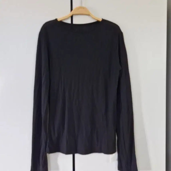 [BUNJANG] Basic Black Sheer Top (Size 44-55) / 블랙 이너 기본티(44~55)새상품!