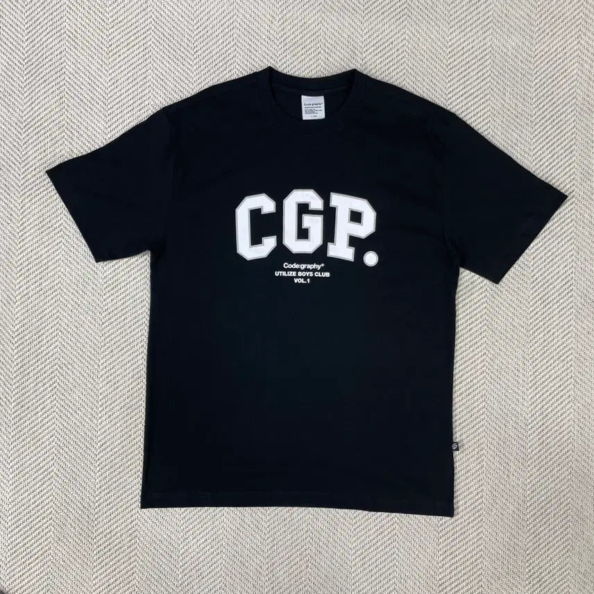 [BUNJANG] Code Graphy Logo Short Sleeve T-Shirt / 코드그라피 로고 반팔 티셔츠