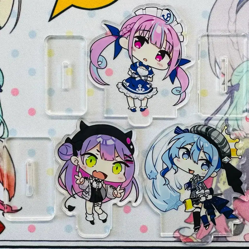 [BUNJANG] Hololive Aqua, Towa, Suisei Acrylic Stand 3-Piece Set / 홀로라이브 아쿠아/토와/스이세이 아크릴 3종세트