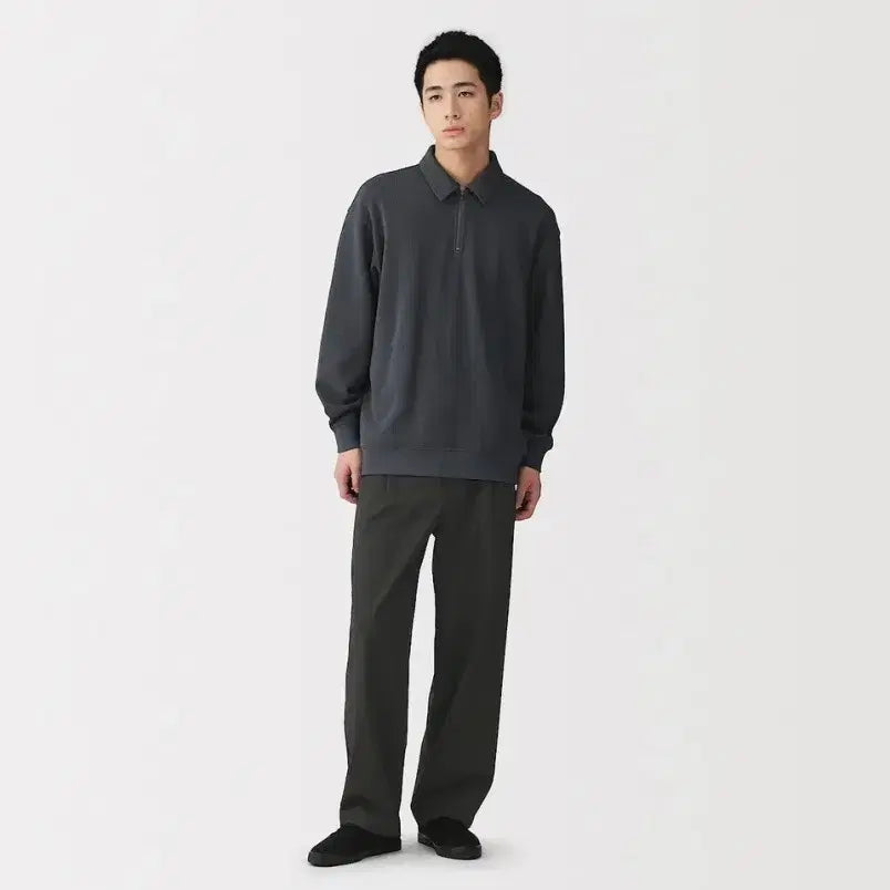 [BUNJANG] Muji Wide Nylon Pants / 무인양품 와이드 나일론 팬츠