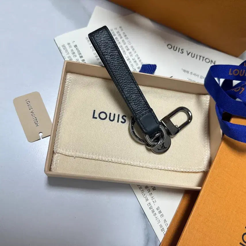 [BUNJANG] Louis Vuitton Eclipse Leather Keyring / 사용 적은 최상 루이비통 이클립스 키링
