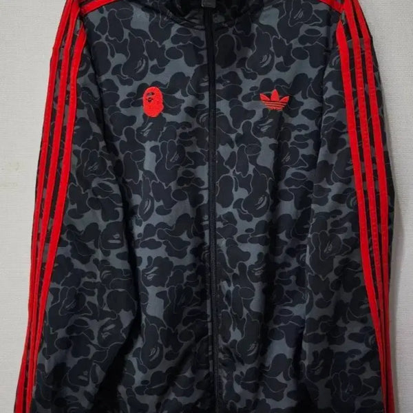 [BUNJANG] Adidas x Bape Track Top Zip-Up Jacket L / 아디다스 베이프 트랙탑 져지집업 100/L