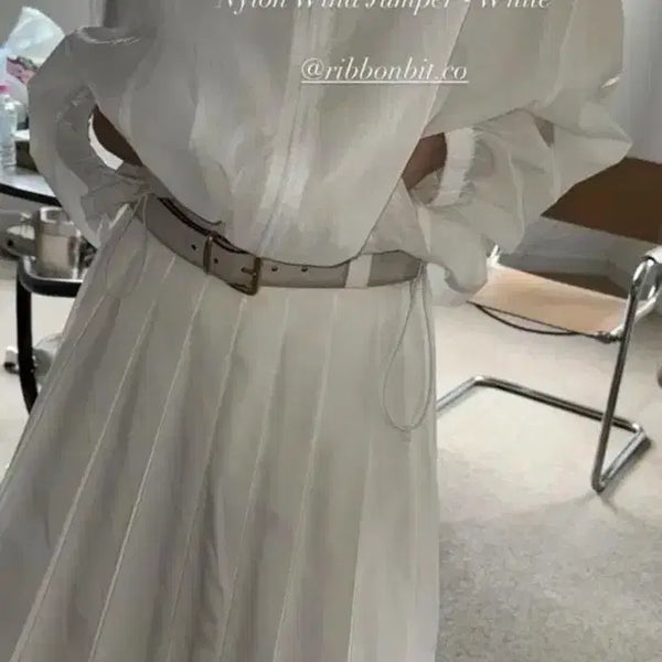 [BUNJANG] Ribbonbit Pleated Midi Skirt (Size S) / (새상품) Ribbonbit 플리츠 미디 스커트 리본빛