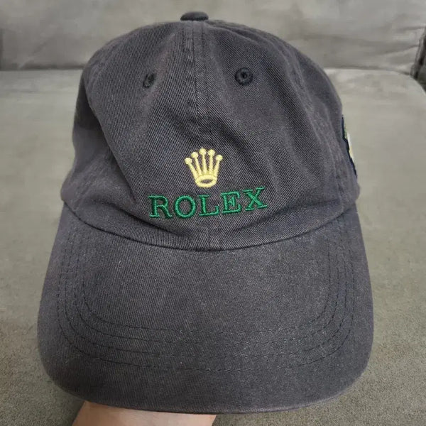 [BUNJANG] Vintage Rolex Dark Gray Ball Cap / 빈티지 롤렉스 볼캡 다크 그레이 팝니다.