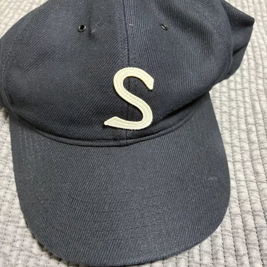 [BUNJANG] TEFSTORES S Logo Hat Large Black / 테프스토어즈 s 모자 라지 사이즈 블랙