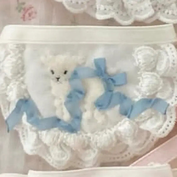 [BUNJANG] Cloud Cream Strawberry Swan Bib Brooch / 클라우드크림 교환 양 딸기 백조 턱받이 브로치