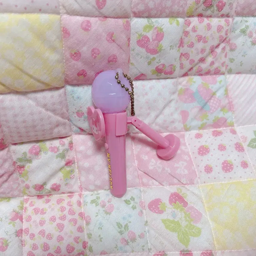 [BUNJANG] Sanrio My Melody Pitatto Microphone Fresh Keyring / 산리오 마이멜로디 피탓토 마이크 후레쉬 키링